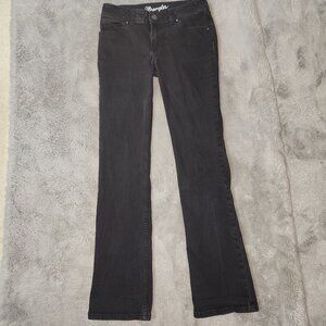 Black Wrangler boot cut jeans Size 5/ 30